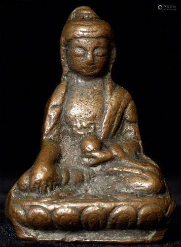 Early solid-cast Tibetan or Nepalese