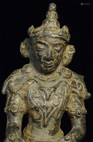 11-/12thC Burmese Pagan Buddha in very distinctive