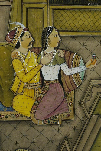 Beautiful Indian miniature painting.