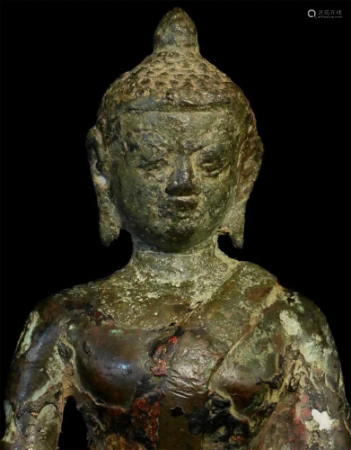 Very early Thai Buddha-probably 13/14thC Chiang Sen.
