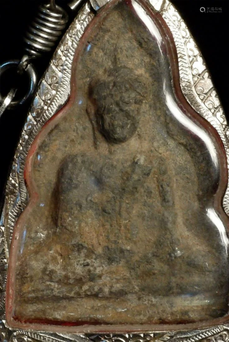 Thai 14-15thC bronze amulet (possibly a bit older)