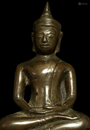 Classic bronze 15thC Thai Kampen-Phet style (late