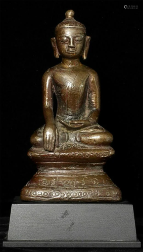 Lovely 14-16thC Burmese Mon Buddha.