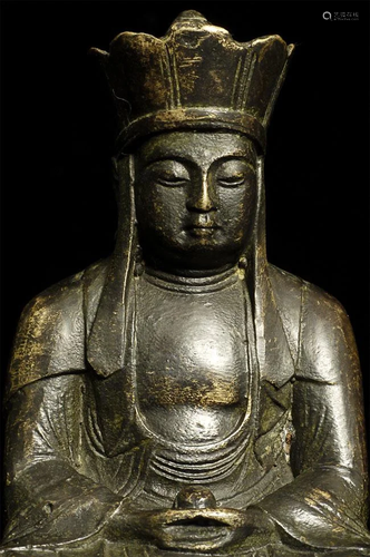 Korean (?) Antique Bronze Buddha.