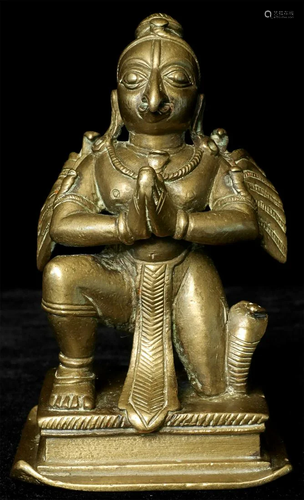 Delightful antique Indian Garuda. Nicely sculpted and