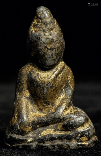 Very old Thai (?) lead alloy Buddha.