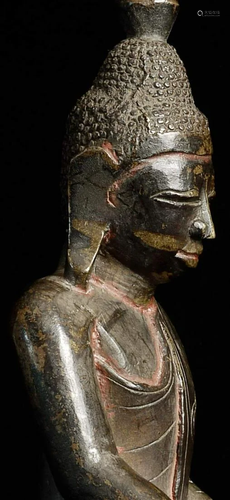 Supremely beautiful 18/19thC Burmese Bronze Buddha