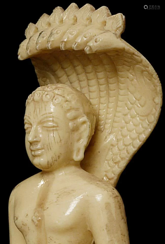 Early 20th century celluloid Jain Tirthankara.