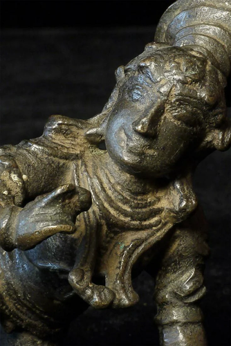 Very good 15-17thC Baby Krishna. Sits 3.25 inches tall