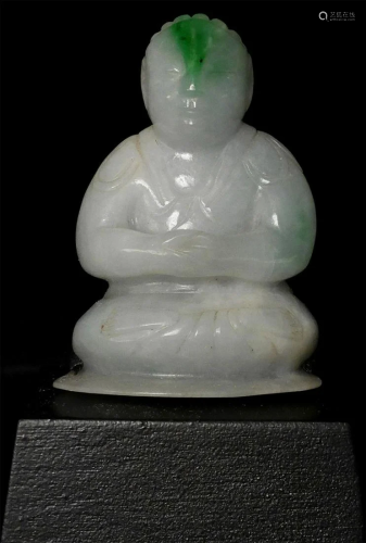 19thC/Earlier Buddha Fine Jadeite Jade- Special