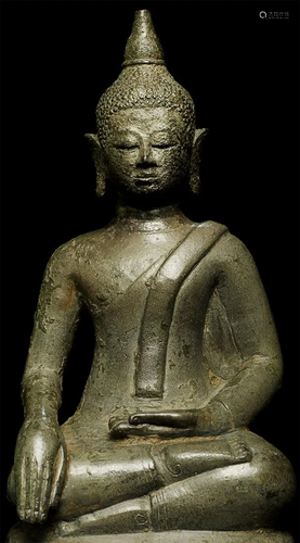 Early Northern Thai Buddha - very uncommon type.