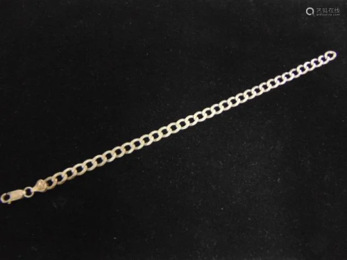 Womens Vintage Sterling Silver Italian Link Bracelet