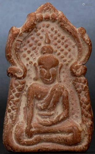 Very good antique Thai or Burmese Buddha image in