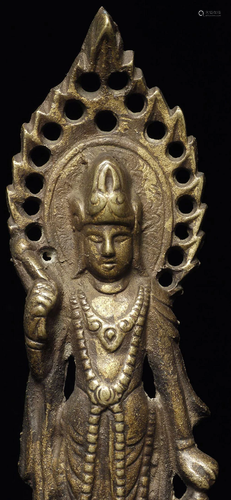 Korean (?) Bodhisattva. Probably 50 to 100 years old.