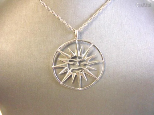 Womens Vintage Sterling Silver Necklace & Pendant