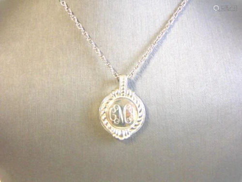 Vintage Sterling Silver Necklace W/ Identity Pendant