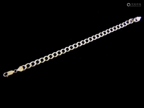 Vintage Sterling Silver Italian Chain Link Bracelet