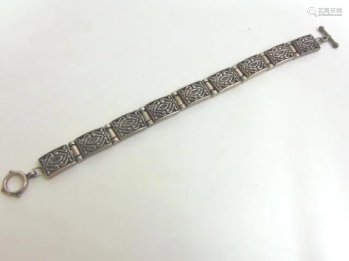 Womens Vintage Estate .925 Sterling Silver Bracelet
