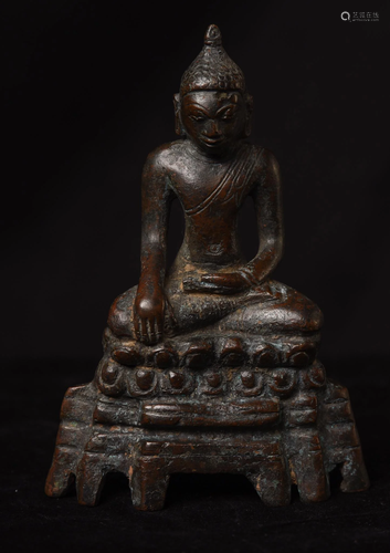 Post-Pagan Buddha from the 14th or 15th C