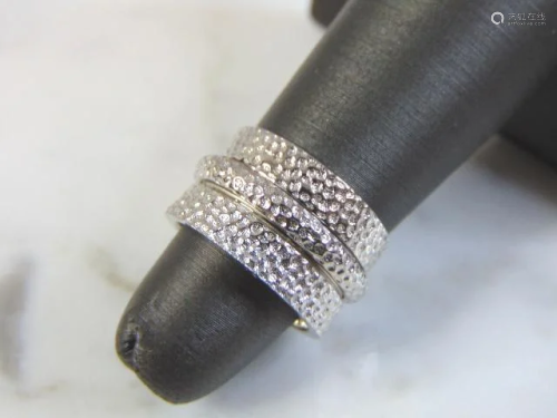 Womens Vintage Estate Sterling Silver Fidget Ring