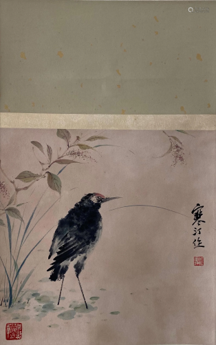 A Chinese Painting Scroll Attribute to Jiang Hanting