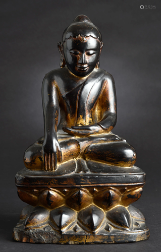 special form of protective Buddha from Burma- 