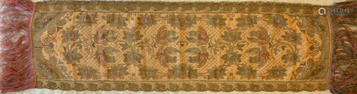 Vintage Textile--A piece of finely Chinese rust brocade