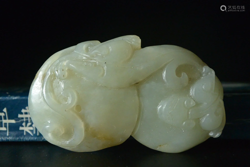 A Finely And Rare Natural HETIAN Yang-Zhi White Seed