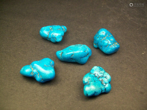 5 pieces Turquoise