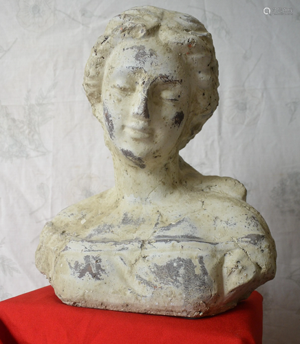 Girl a bust sculpture