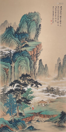 A Chinese Painting Scroll Attribute to Wu Hufan