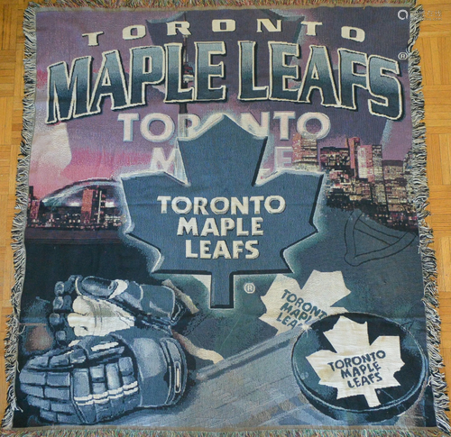 Exotic Memorial Tapestry of the Canadian Maple Leafs Ho