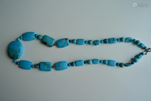 A Fine and Beautiful Turquoise Necklace