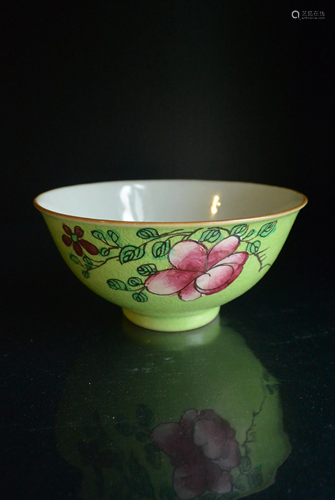 Porcelain Finely Qing Dynasty Porcelain Bowl