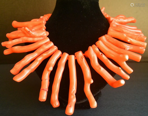 Coral Bead Bracelet