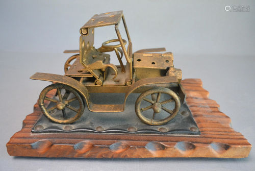 Hand-made antique car decoration