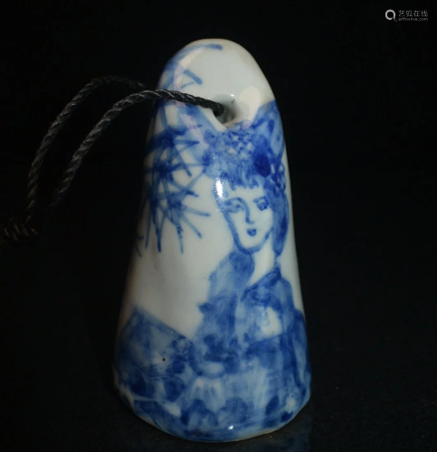 Porcelain, Blue and white Porcelain weight
