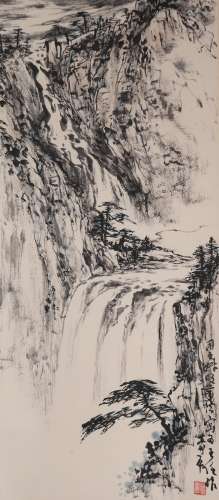 Chinese Painting Of Ink Landscape - Dongshou
