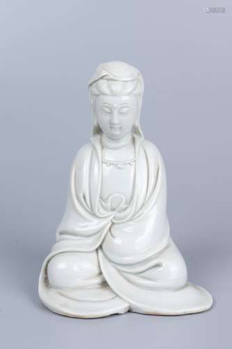 Chinese White Porcelain Guanyin Statue