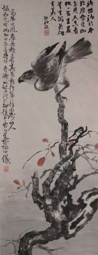 Chinese Painting Of Flowers And Birds - Zhang Kunyi