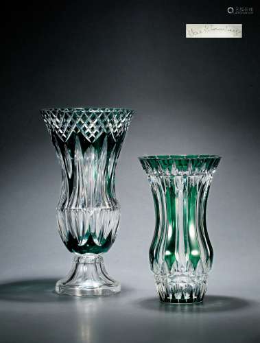 十九世纪制 圣朗博水晶花瓶 （一对）