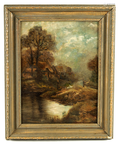 W PALMER AN EARLY 20TH CENTURY OIL ON CANVAS depi