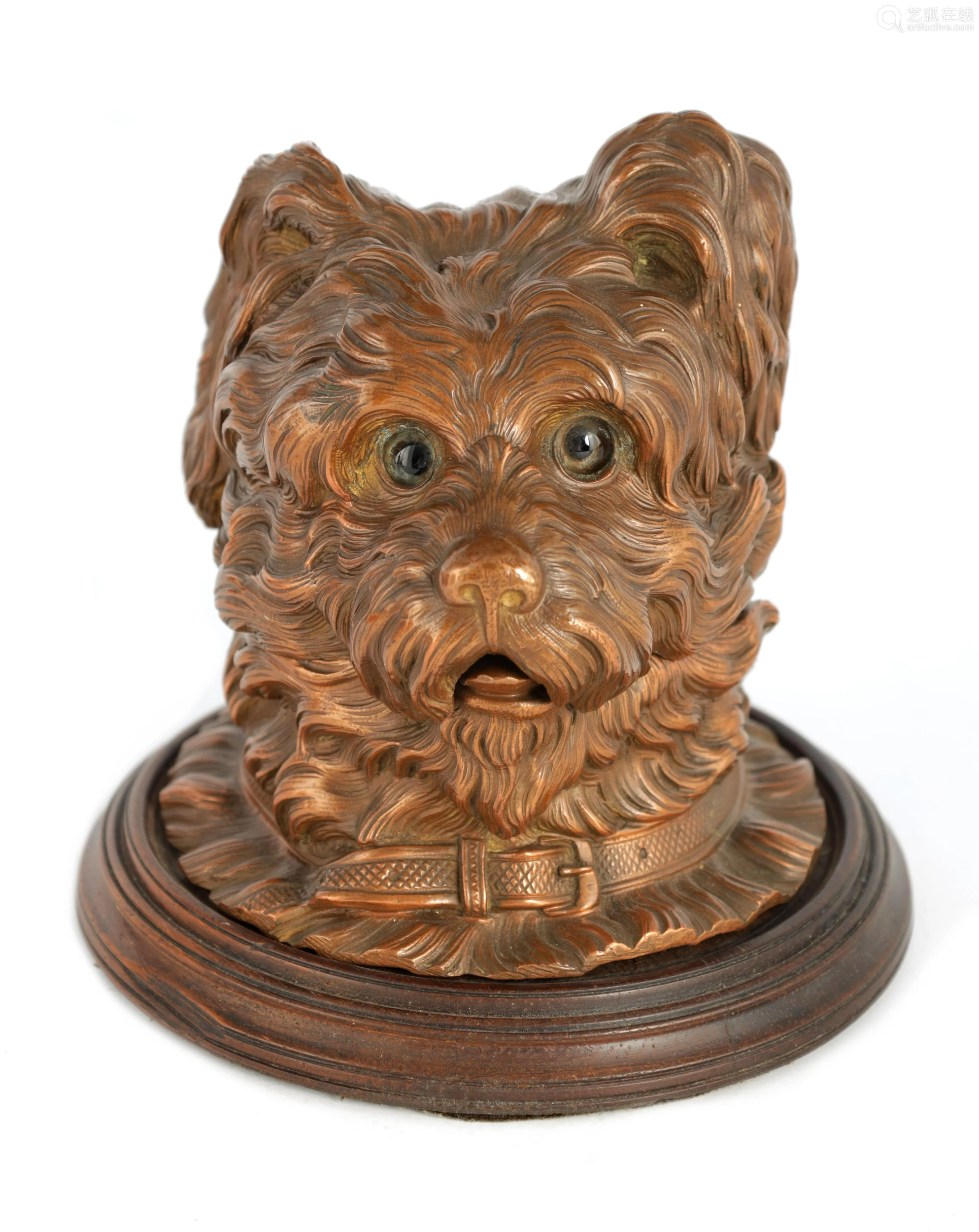 A Late 19th Century Novelty Copper Inkwell Modelle Deal Price Picture A Late 19th Century Novelty Copper Inkwell Modelle Deal Price Picture