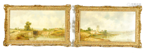 ALFRED H. VICKERS A PAIR OF MID 19TH CENTURY OILS