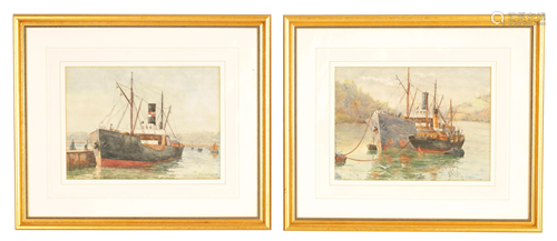 D. H. WILLIAMS A PAIR OF 19TH CENTURY WATERCOLOUR