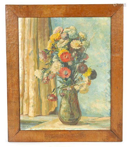 J KNIGHT A 20TH CENTURY STILL LIFE - signed and d