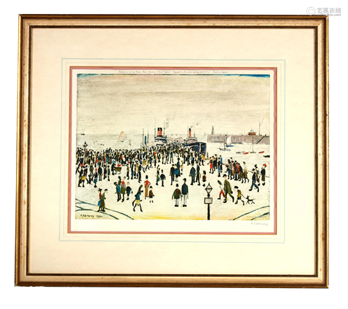 A.R.R. LAURENCE STEPHEN LOWRY (1887-1976) SIGNED P