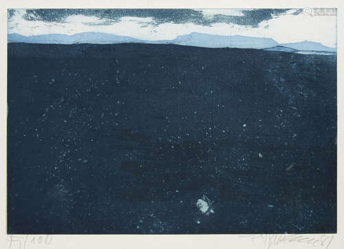 Klaus Fussmann. Islands. 24 Aquarelle.