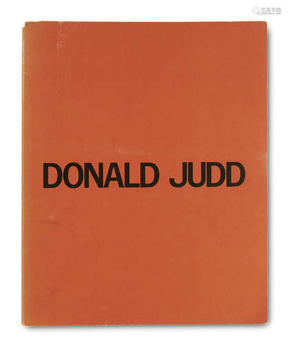 Minimal Art - - Donald Judd. A