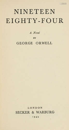 George Orwell. Nineteen Eighty-Four.